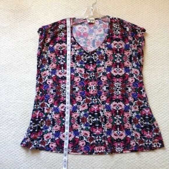Show Me Your MuMu Floral Blouse Top Small - Picture 3 of 7